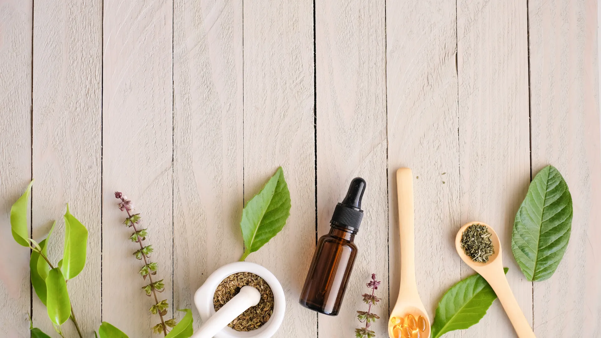 Herbs on the table